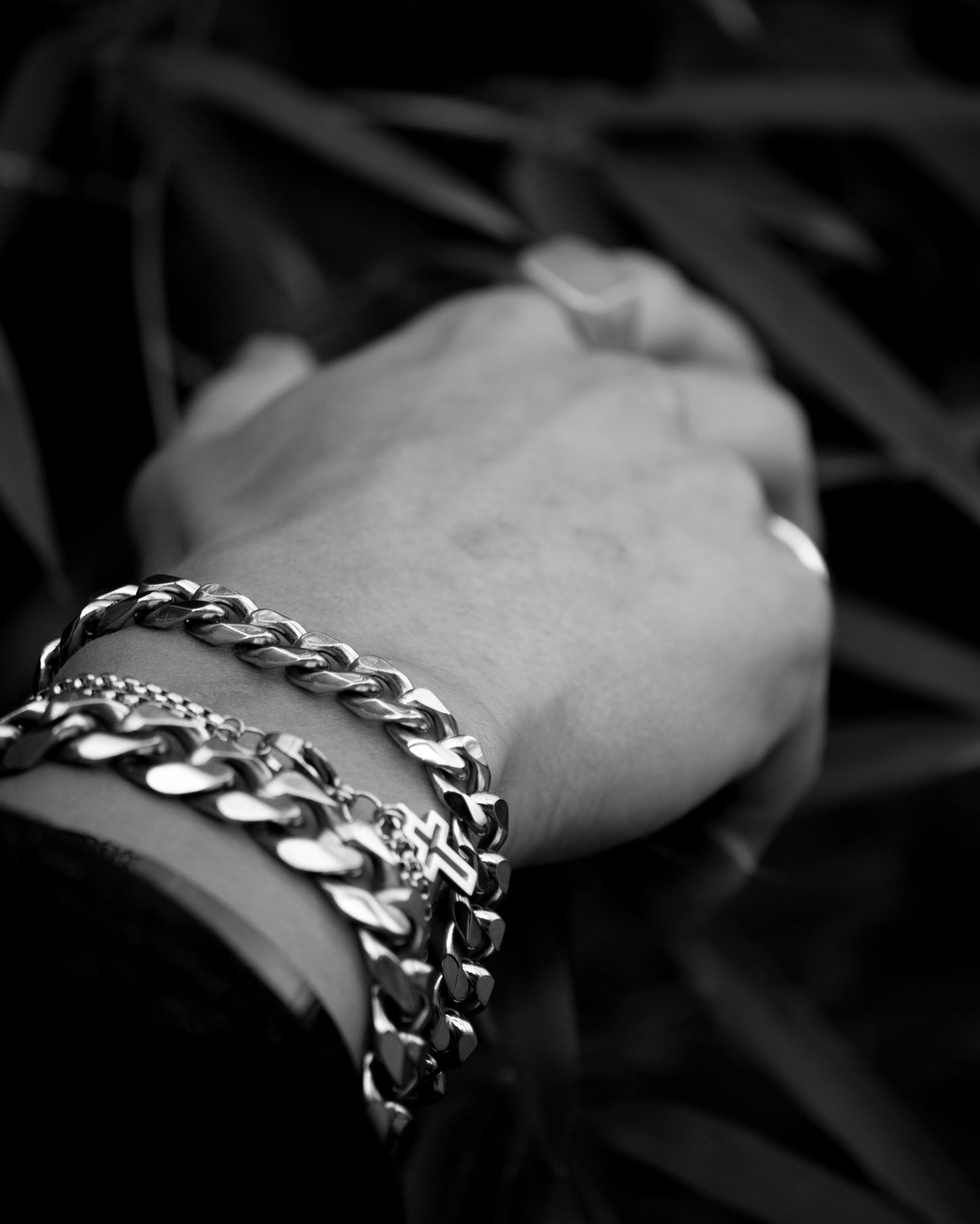Silver Cuban Link 9mm