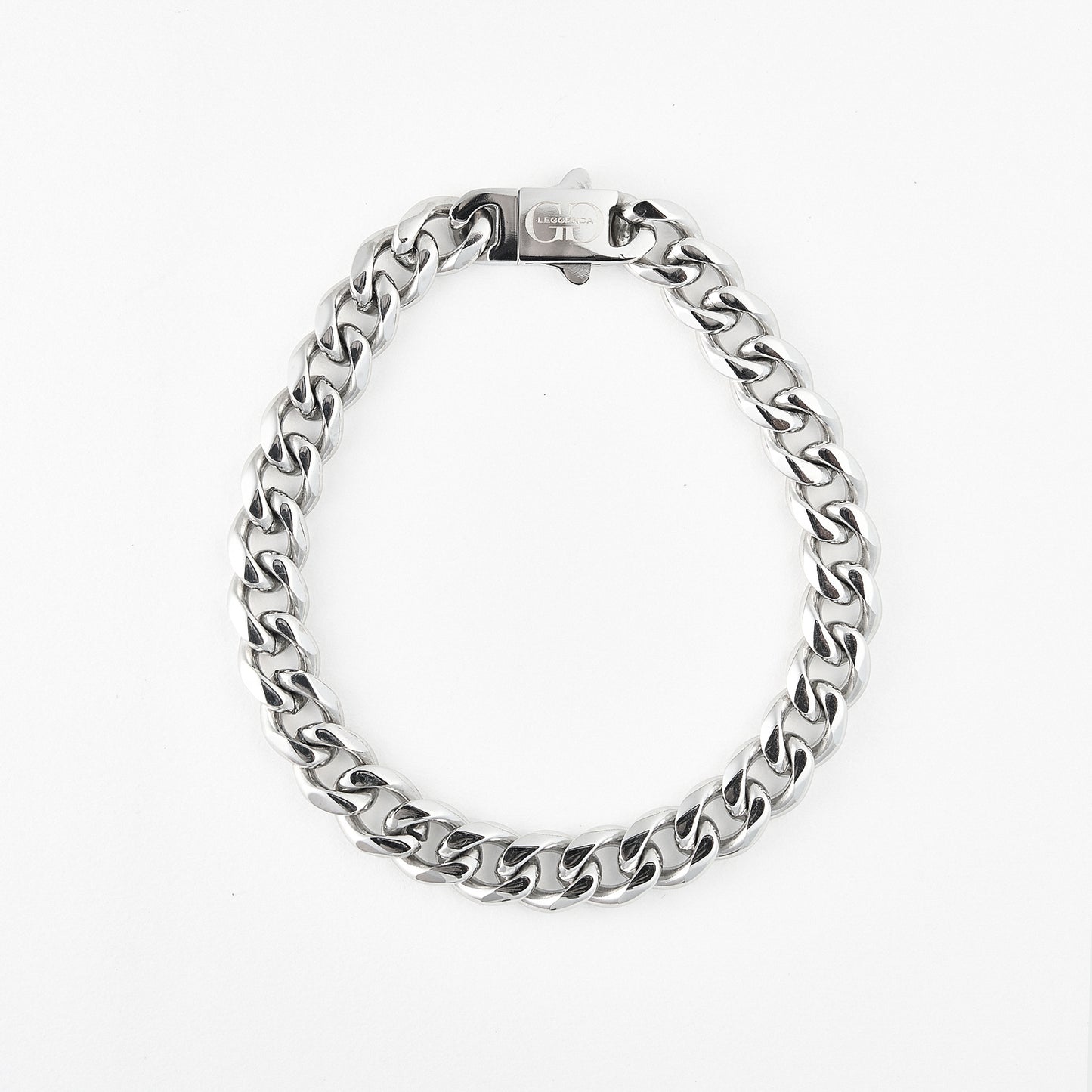 Silver Cuban Link 9mm
