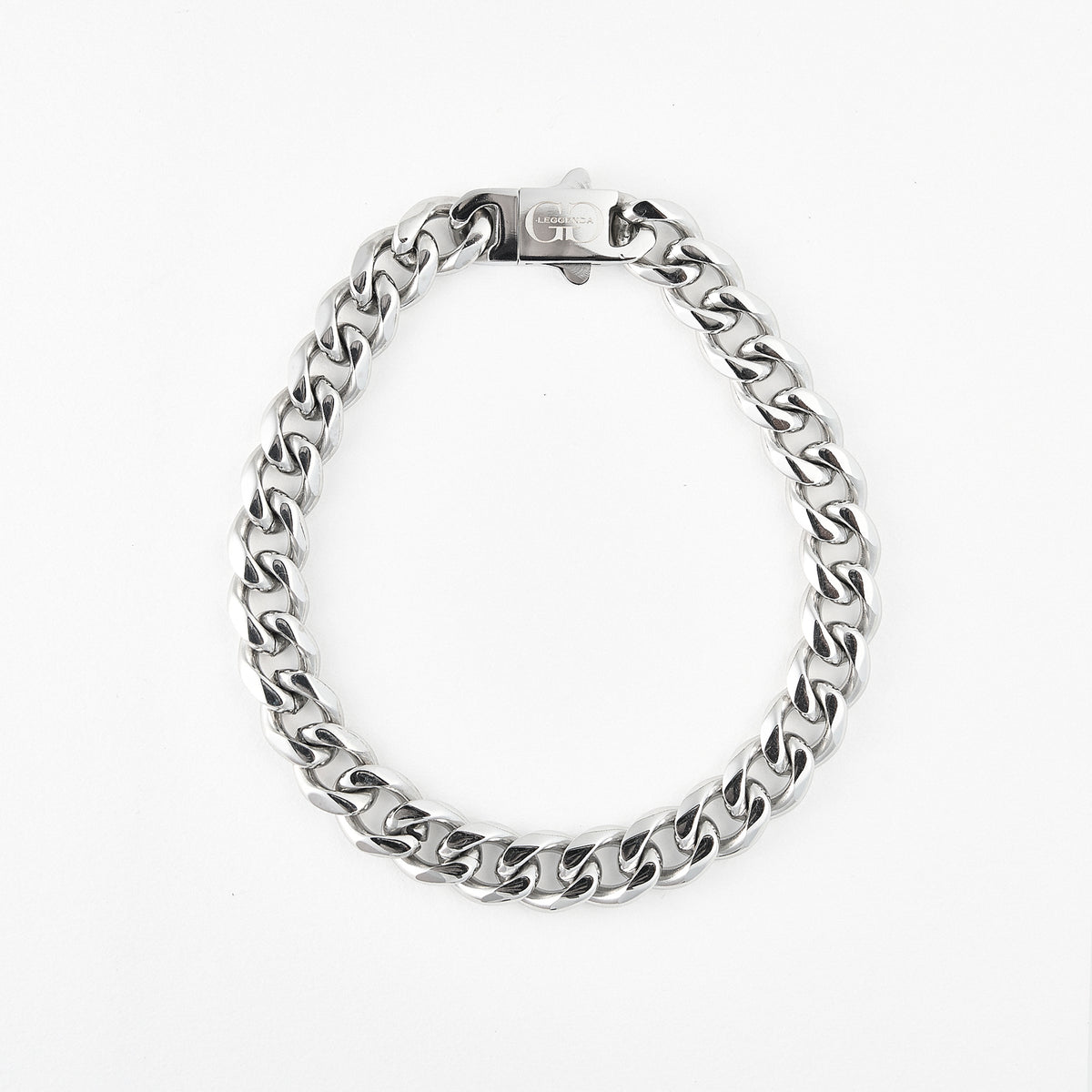 Silver Cuban Link 9mm