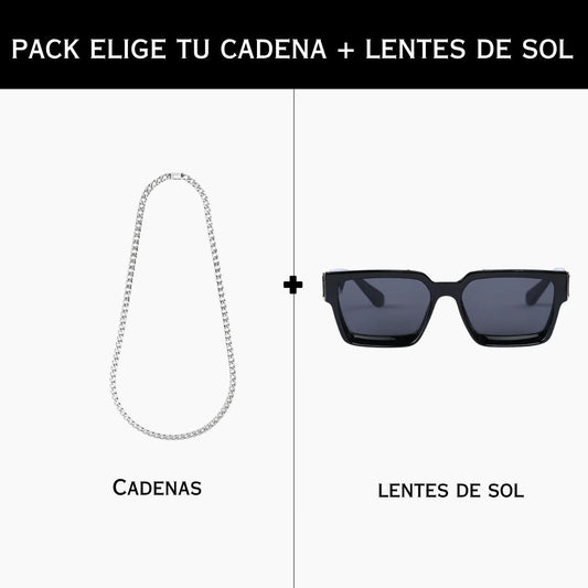 Pack: Elige tu Cadena + Lentes de Sol