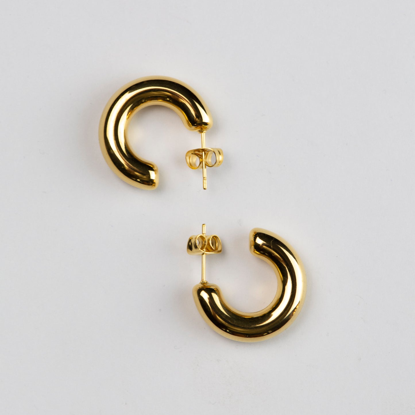 Circle Gold Earrings