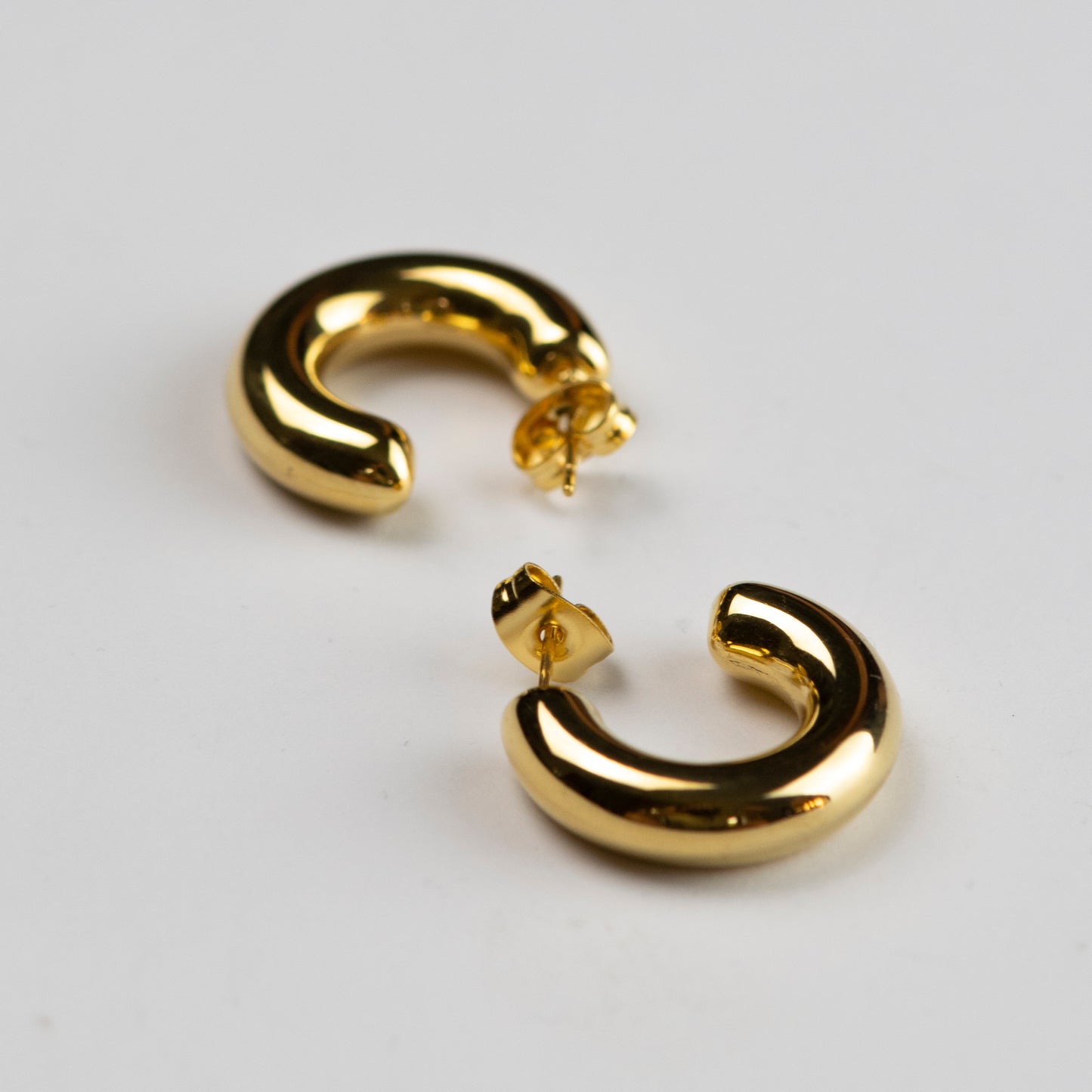 Circle Gold Earrings