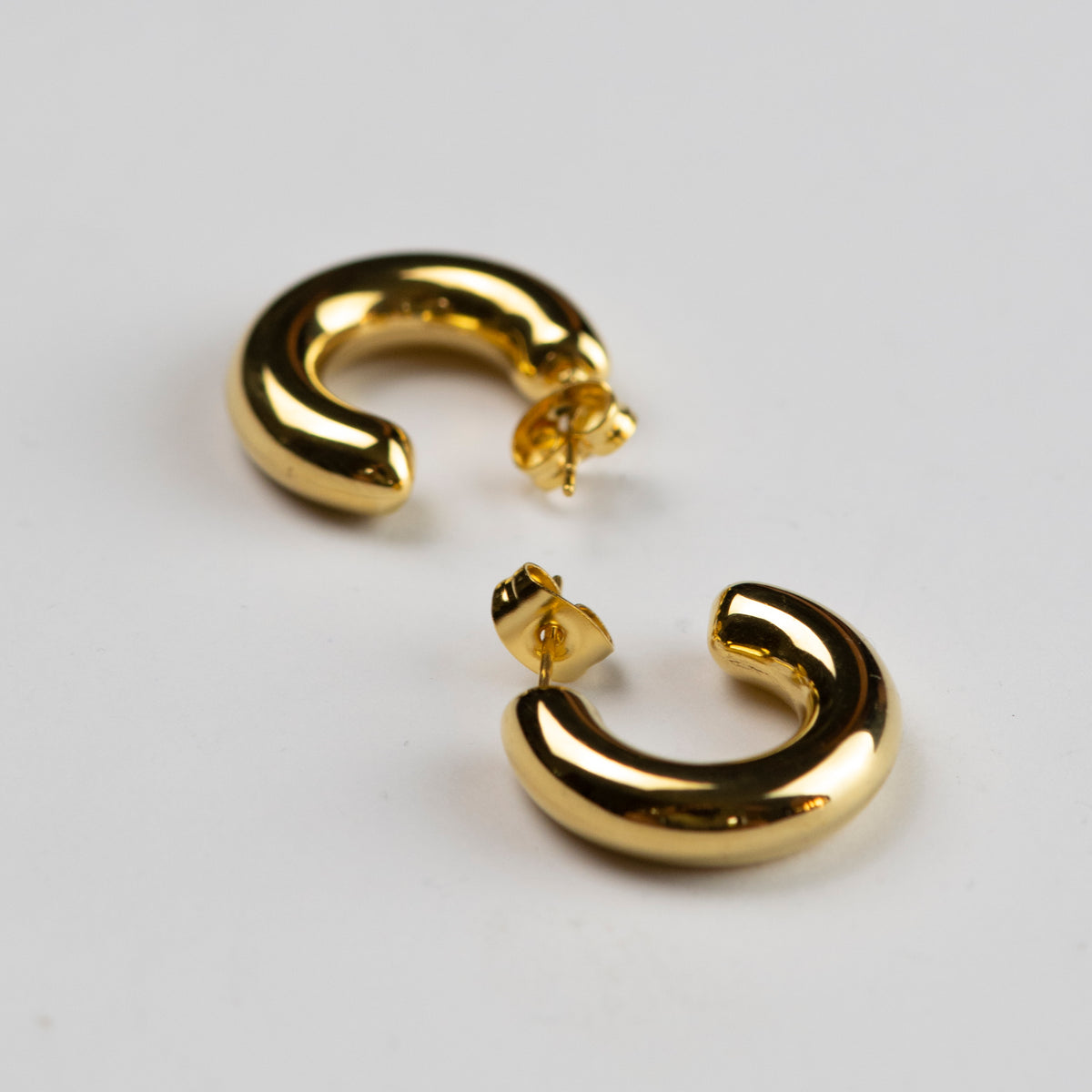 Circle Gold Earrings