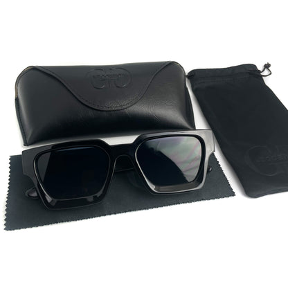 Square Black Retro