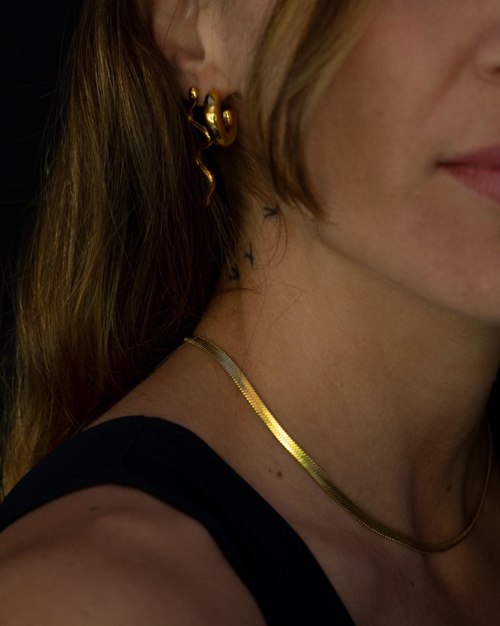 Circle Gold Earrings