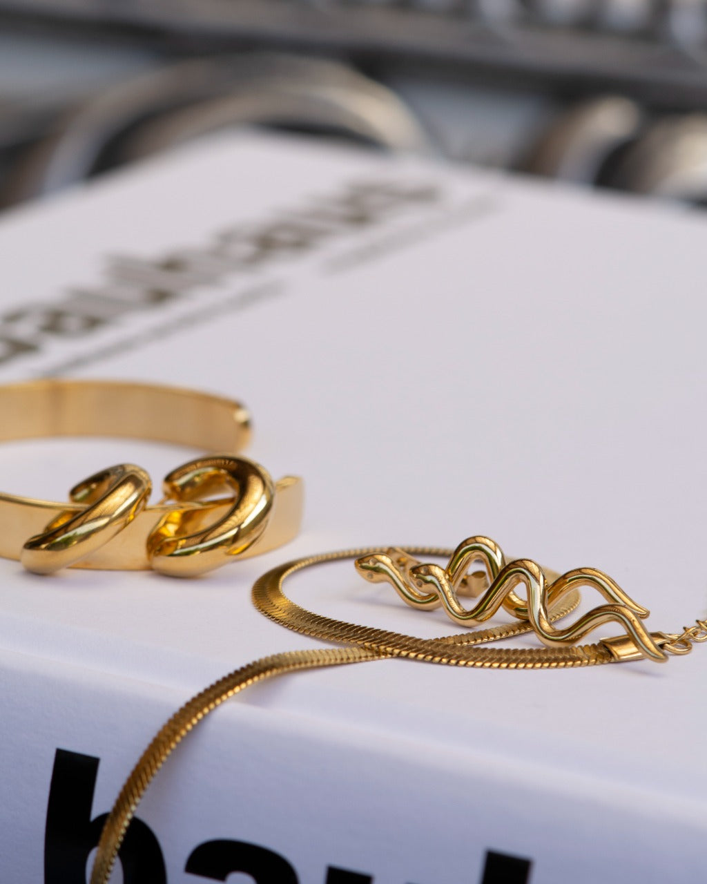 Circle Gold Earrings