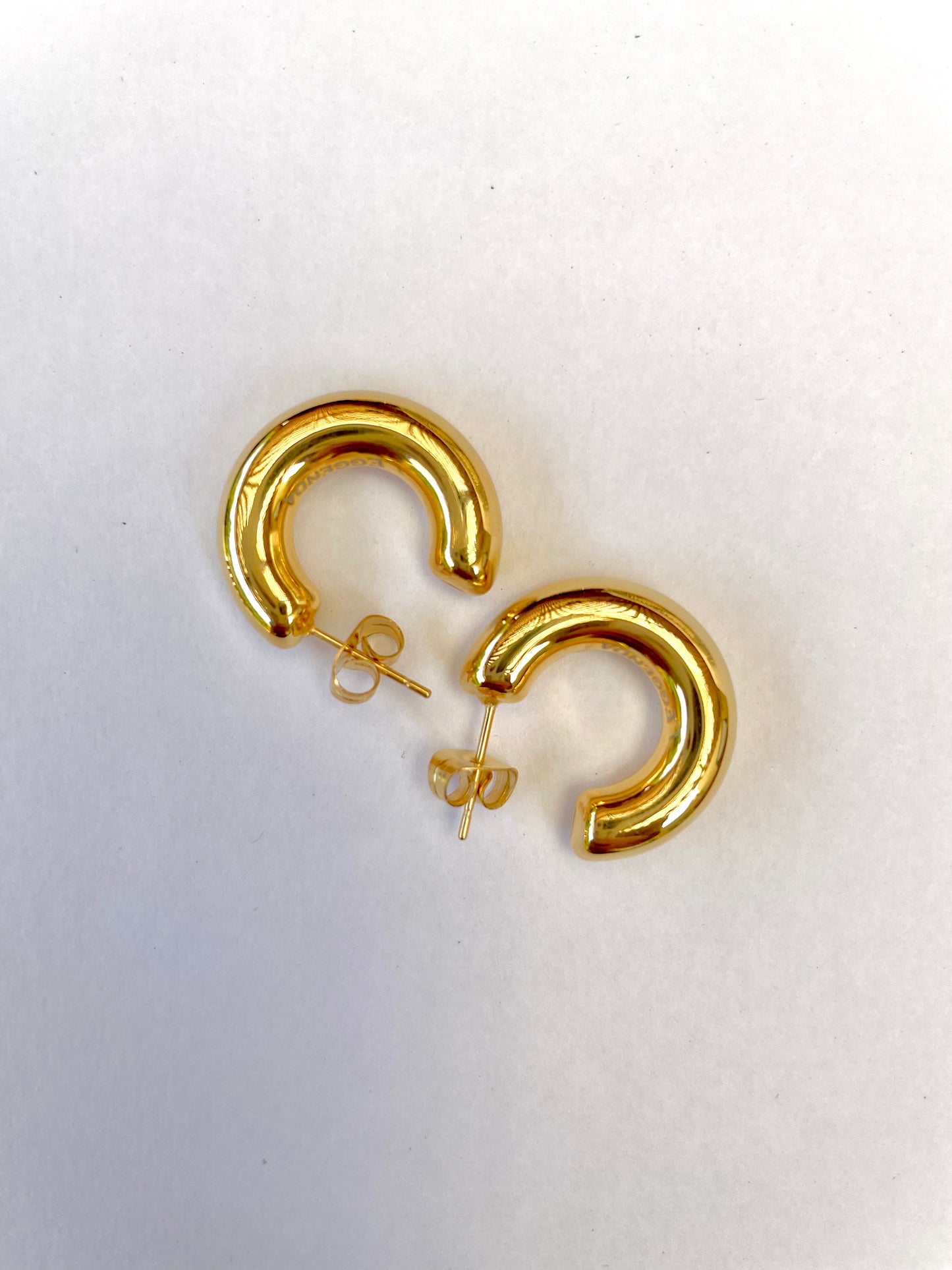 Circle Gold Earrings